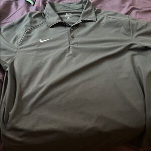 Nike Men's Dark Gray Polo Shirt